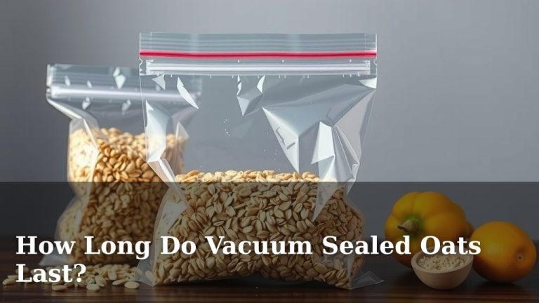 How Long Do Vacuum Sealed Oats Last?