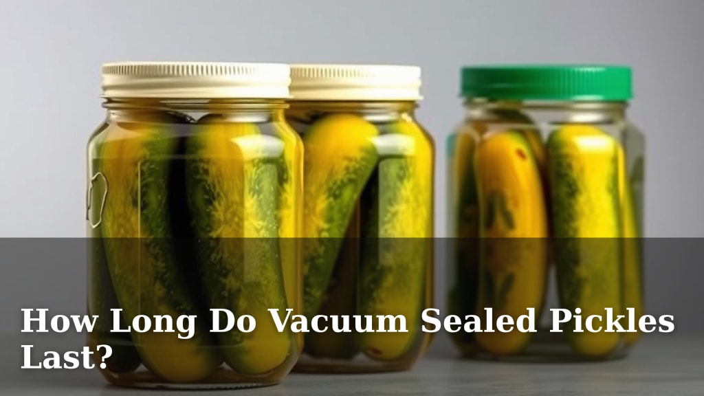 How Long Do Vacuum Sealed Pickles Last?
