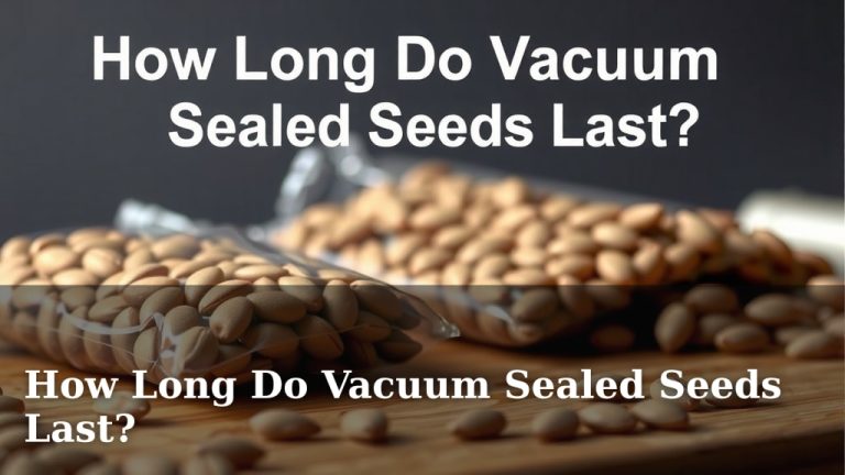 How Long Do Vacuum Sealed Seeds Last?