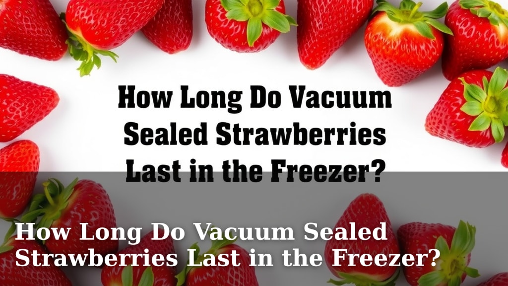 How Long Do Vacuum Sealed Strawberries Last in the Freezer?