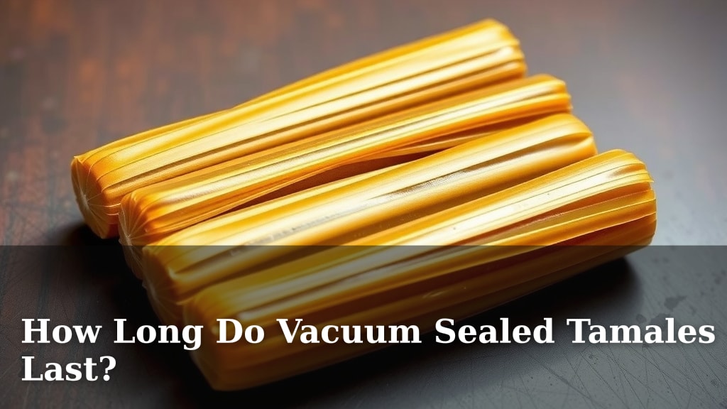 How Long Do Vacuum Sealed Tamales Last?