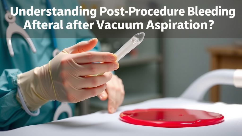 Understanding Post-Procedure Bleeding After Vacuum Aspiration