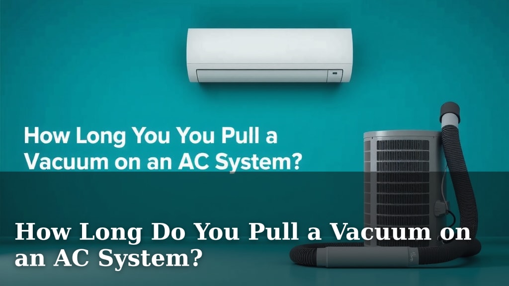 How Long Do You Pull a Vacuum on an AC System?