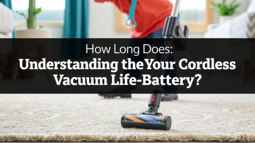 Understanding Your Cordless Vacuum's Battery Life