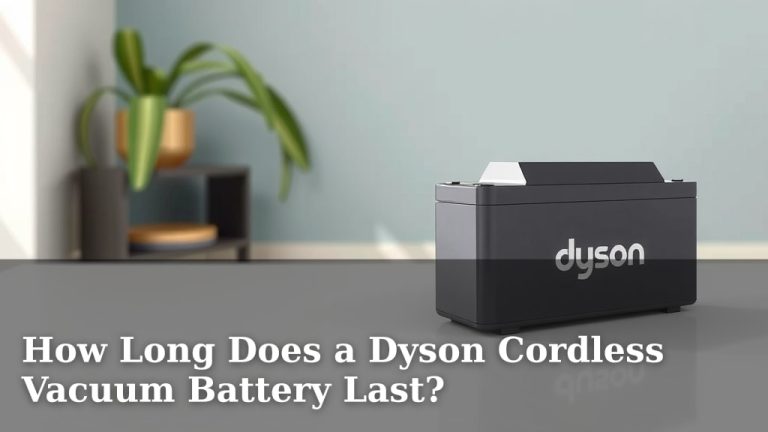 How Long Does a Dyson Cordless Vacuum Battery Last?