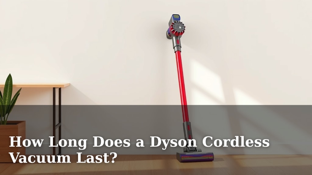 How Long Does a Dyson Cordless Vacuum Last?