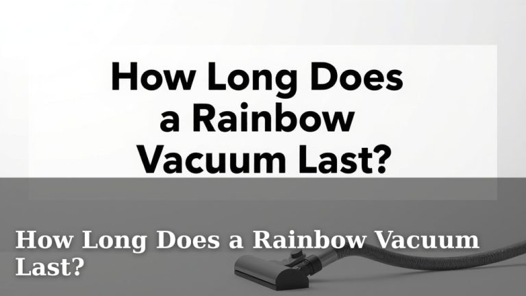How Long Does a Rainbow Vacuum Last?