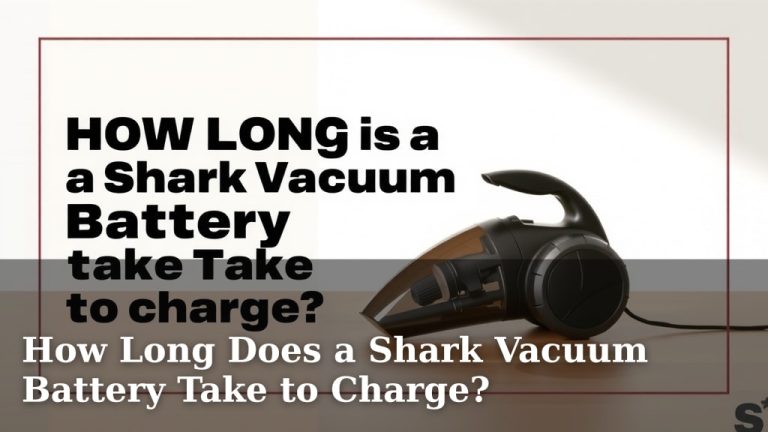 How Long Does a Shark Vacuum Battery Take to Charge?