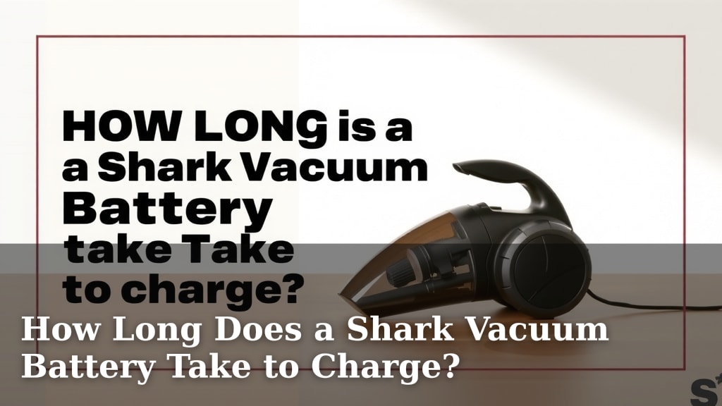 How Long Does a Shark Vacuum Battery Take to Charge?