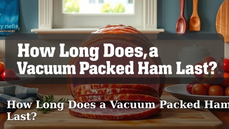 How Long Does a Vacuum Packed Ham Last?