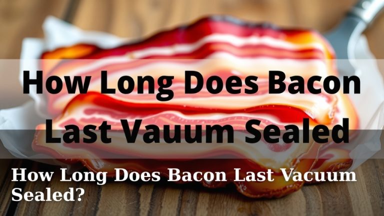How Long Does Bacon Last Vacuum Sealed?