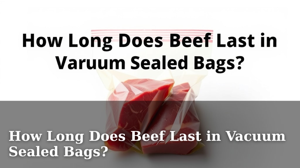 How Long Does Beef Last in Vacuum Sealed Bags?
