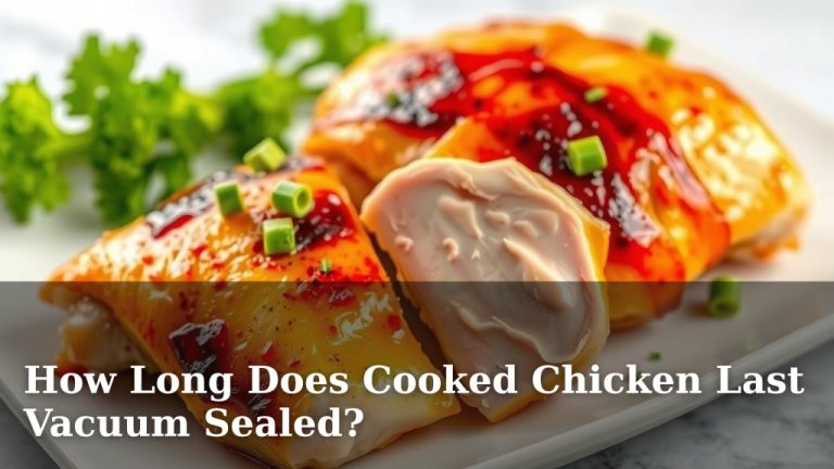 How Long Does Cooked Chicken Last Vacuum Sealed?