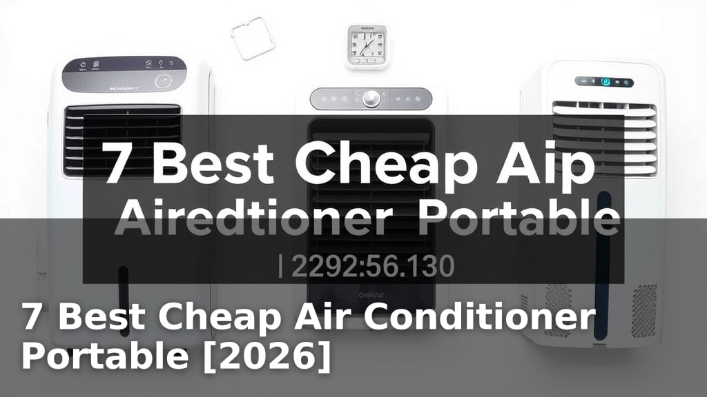 7 Best Cheap Air Conditioner Portable [2026]