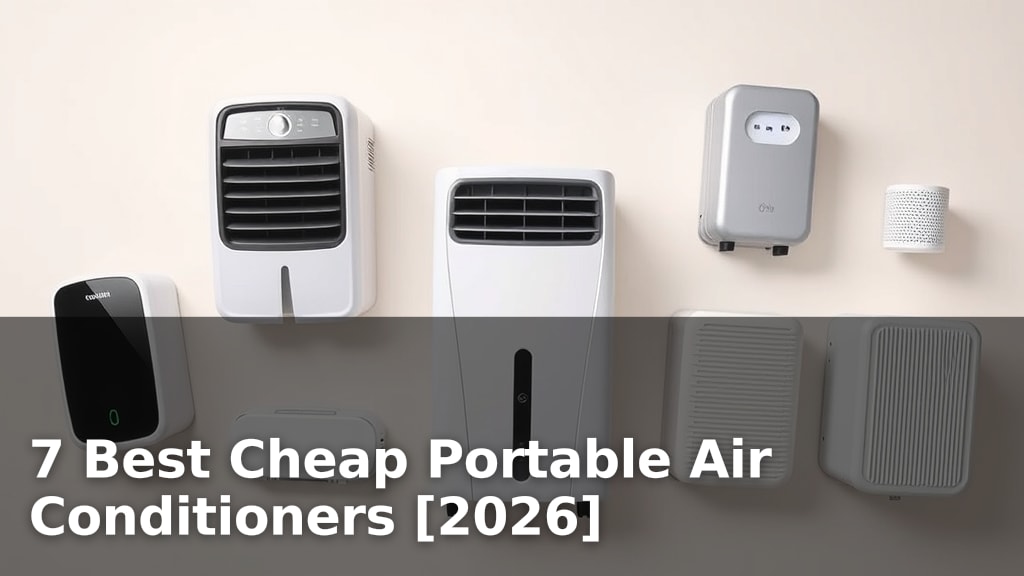 7 Best Cheap Portable Air Conditioners [2026]