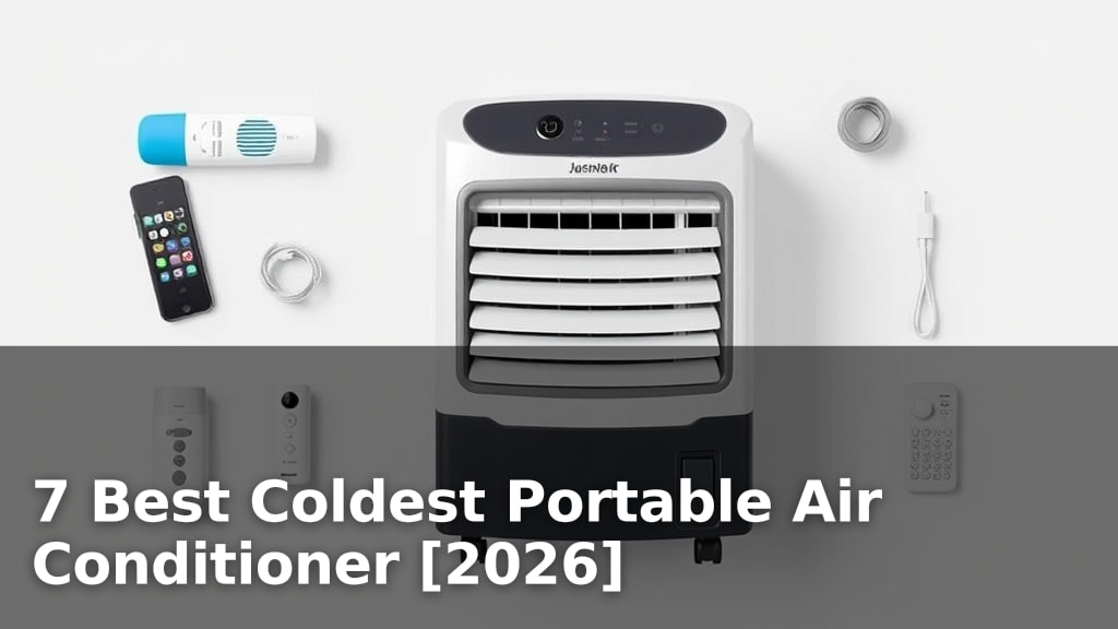 7 Best Coldest Portable Air Conditioner [2026]