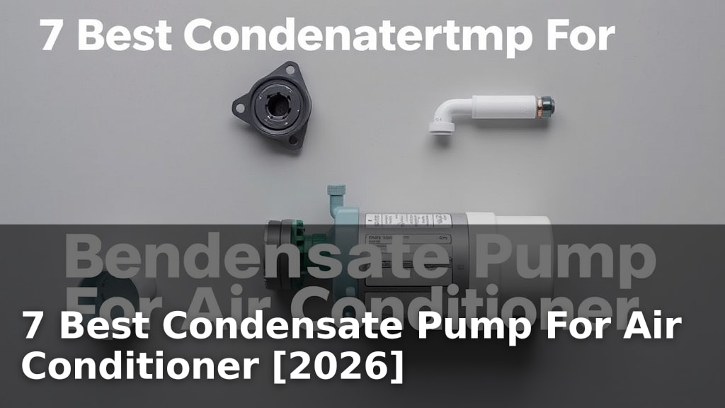 7 Best Condensate Pump For Air Conditioner [2026]