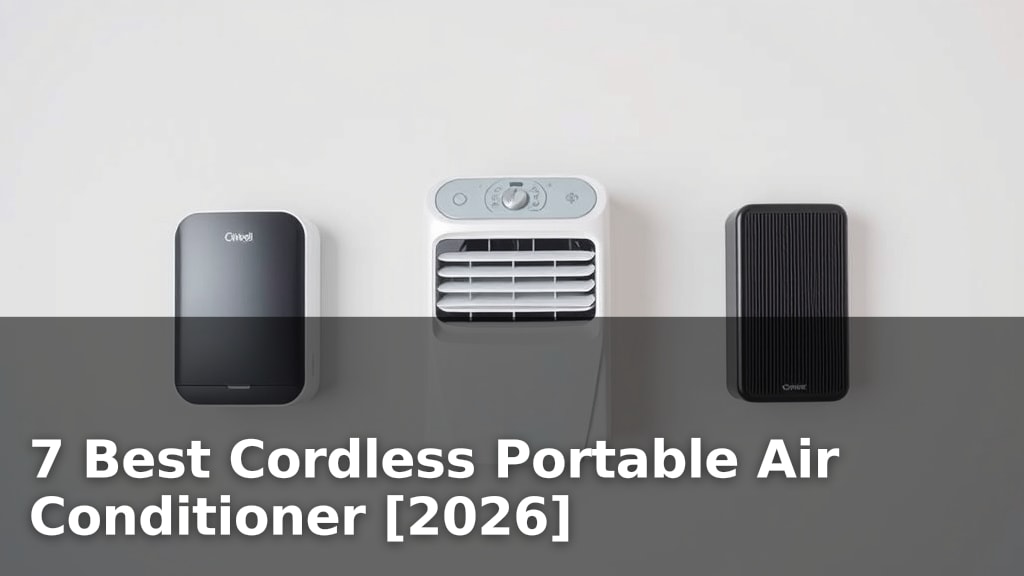 7 Best Cordless Portable Air Conditioner [2026]