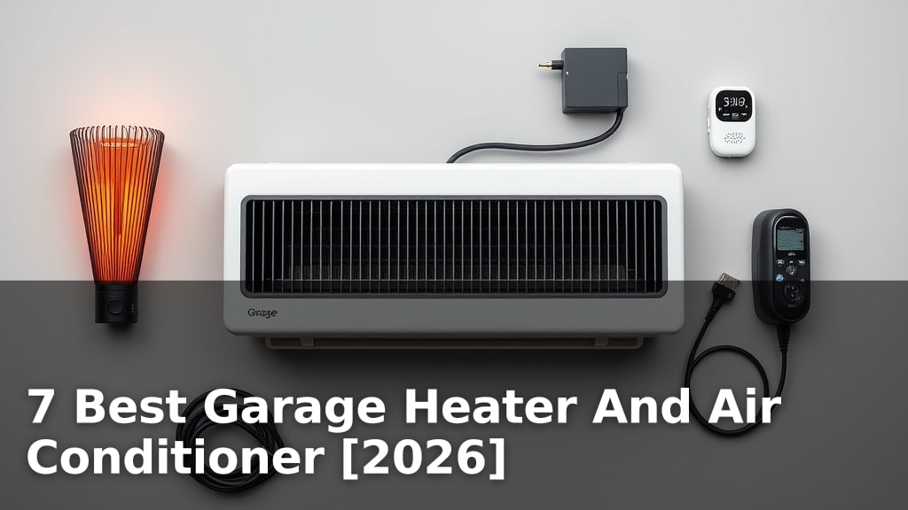 7 Best Garage Heater And Air Conditioner [2026]