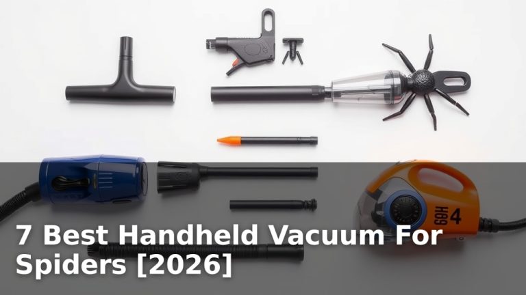 7 Best Handheld Vacuum For Spiders [2026]