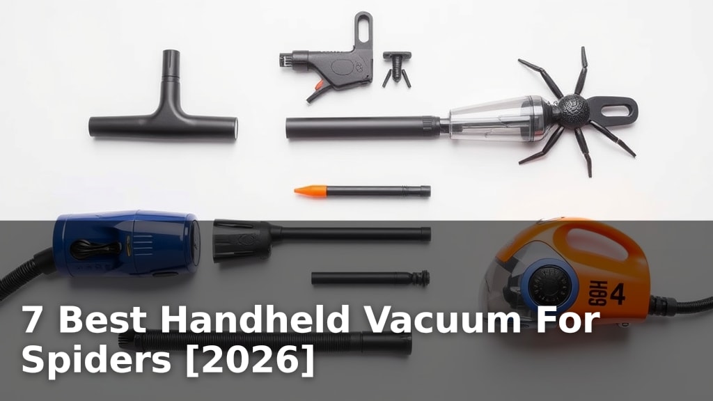7 Best Handheld Vacuum For Spiders [2026]