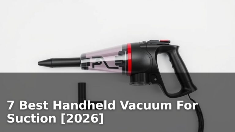 7 Best Handheld Vacuum For Suction [2026]