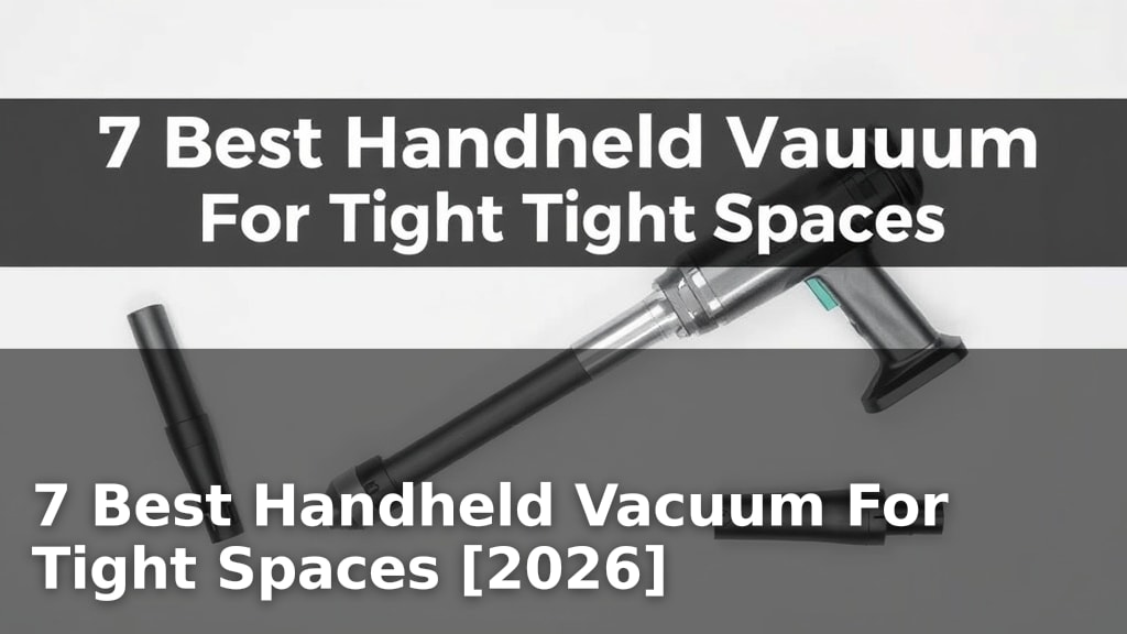 7 Best Handheld Vacuum For Tight Spaces [2026]