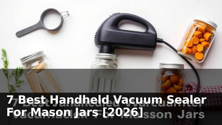 7 Best Handheld Vacuum Sealer For Mason Jars [2026]