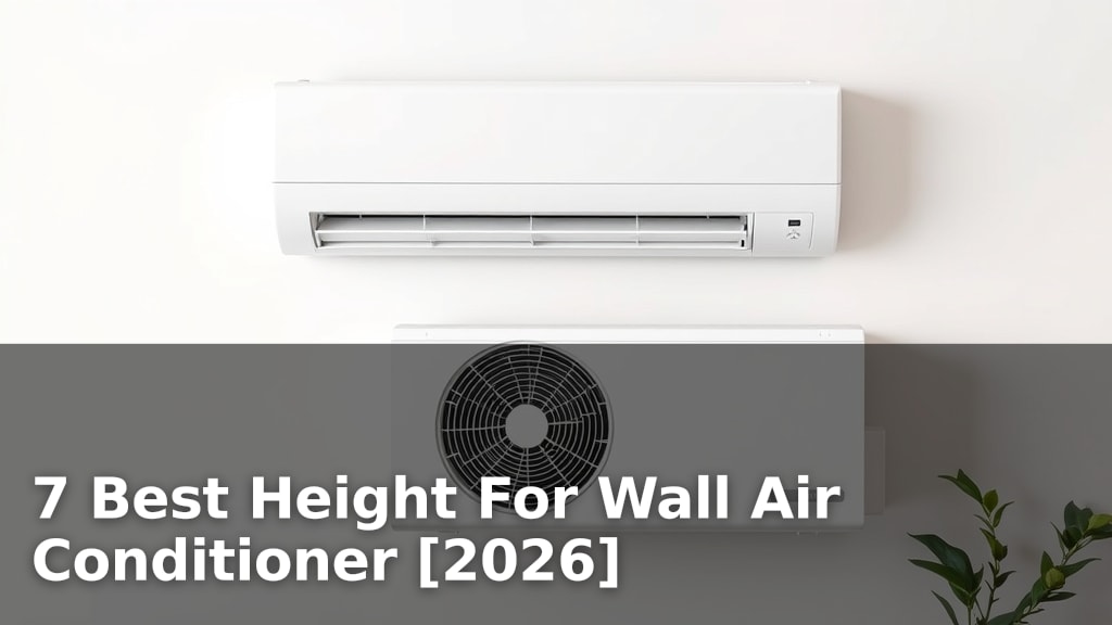 7 Best Height For Wall Air Conditioner [2026]