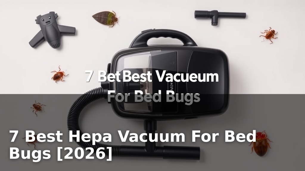 7 Best Hepa Vacuum For Bed Bugs [2026]