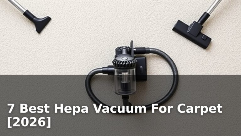 7 Best Hepa Vacuum For Carpet [2026]