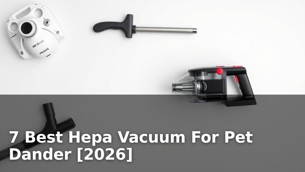7 Best Hepa Vacuum For Pet Dander [2026]