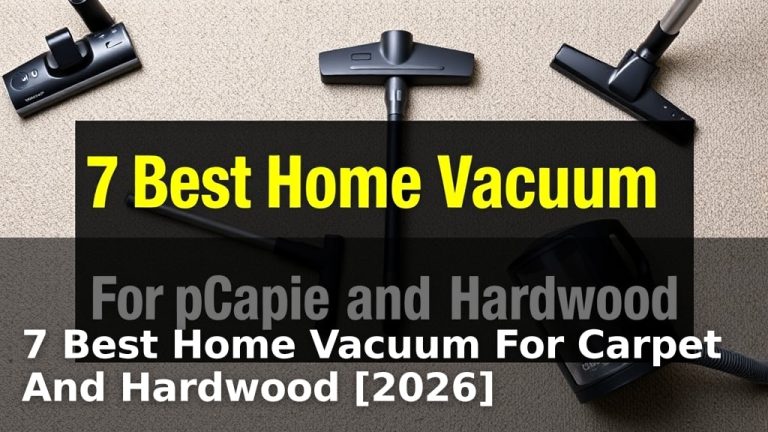 7 Best Home Vacuum For Carpet And Hardwood [2026]