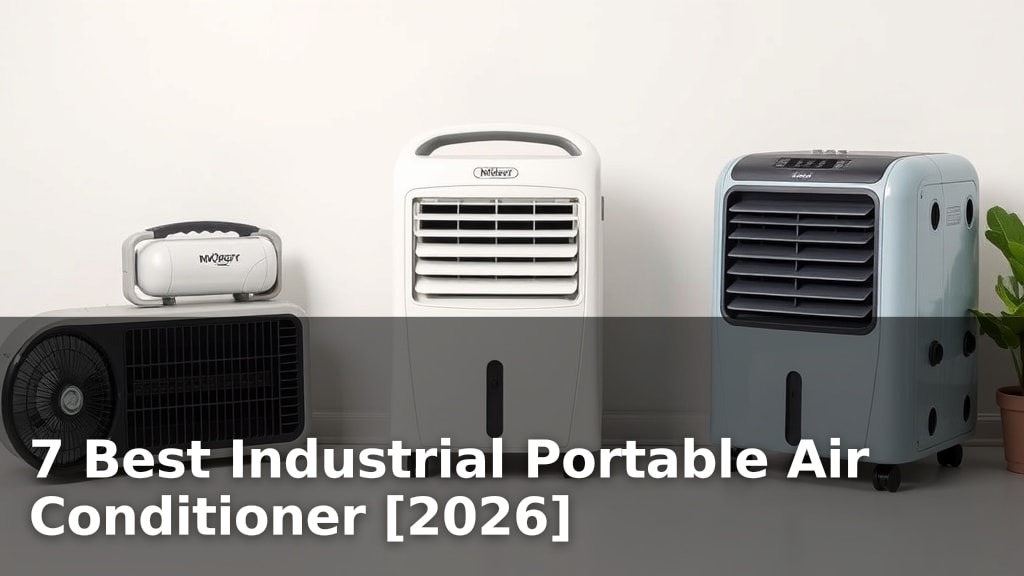 7 Best Industrial Portable Air Conditioner [2026]