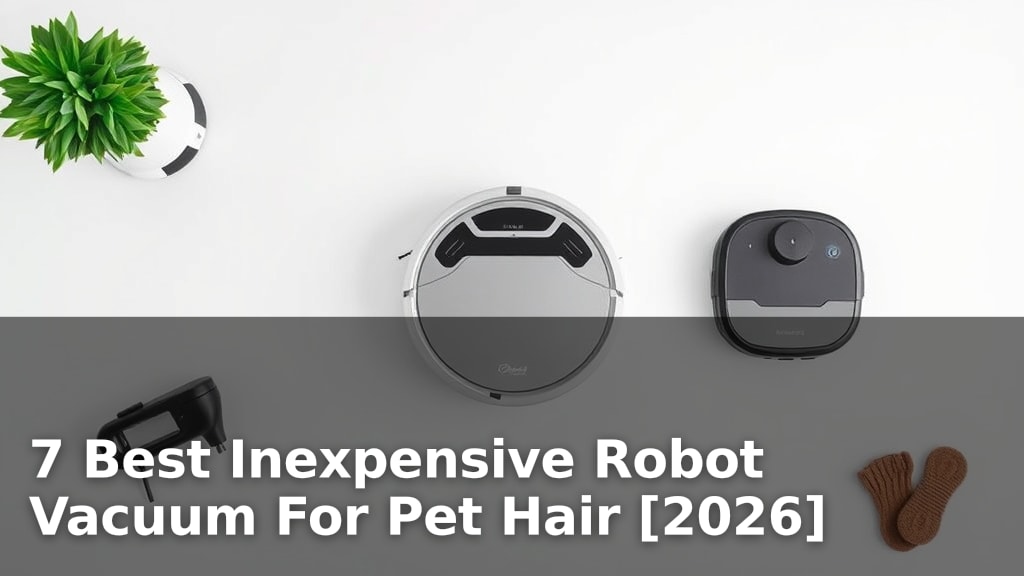 7 Best Inexpensive Robot Vacuum For Pet Hair [2026]