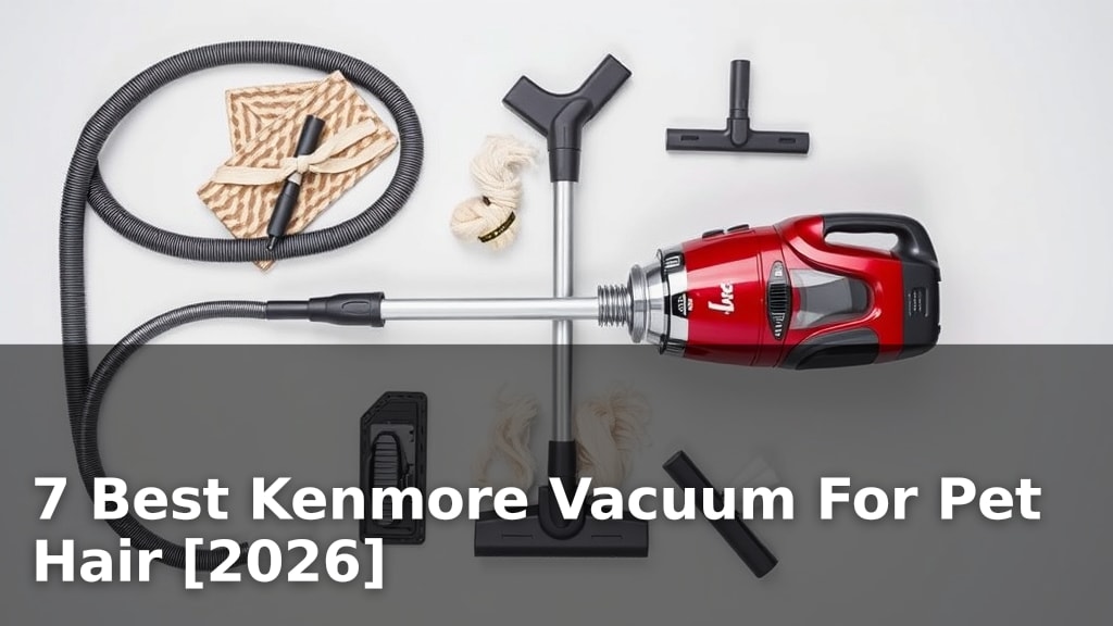 7 Best Kenmore Vacuum For Pet Hair [2026]