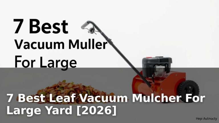 7 Best Leaf Vacuum Mulcher For Large Yard [2026]