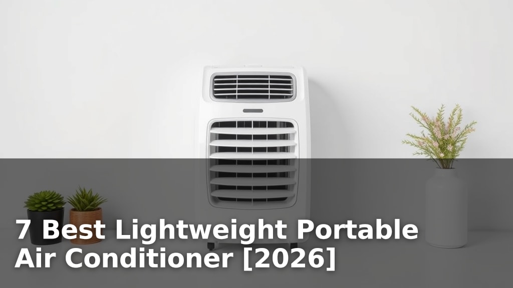 7 Best Lightweight Portable Air Conditioner [2026]