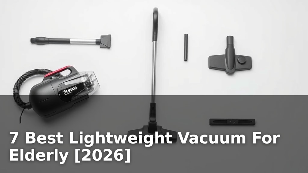 7 Best Lightweight Vacuum For Elderly [2026]