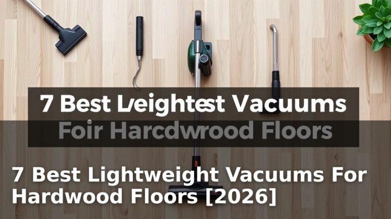 7 Best Lightweight Vacuums For Hardwood Floors [2026]