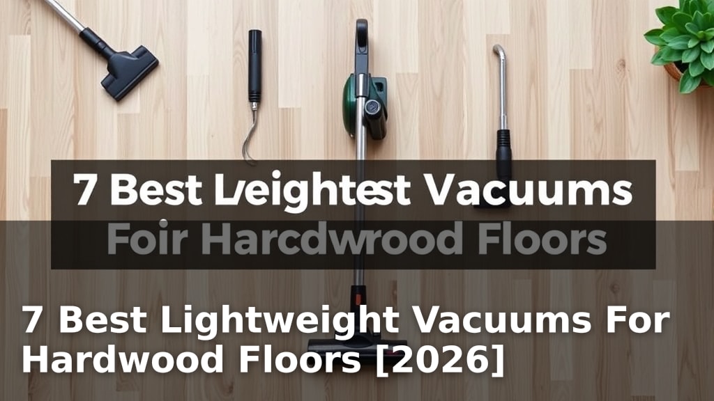 7 Best Lightweight Vacuums For Hardwood Floors [2026]