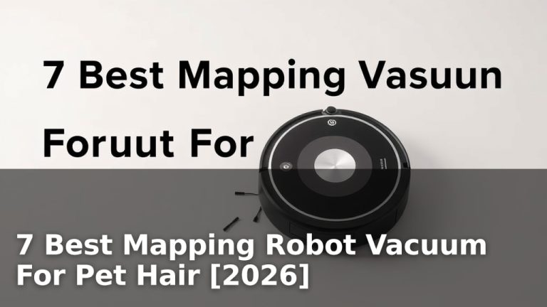 7 Best Mapping Robot Vacuum For Pet Hair [2026]