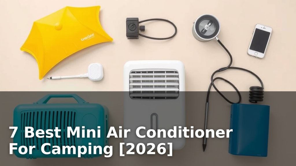 7 Best Mini Air Conditioner For Camping [2026]