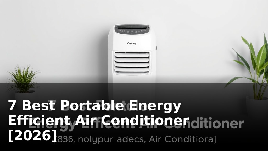 7 Best Portable Energy Efficient Air Conditioner [2026]
