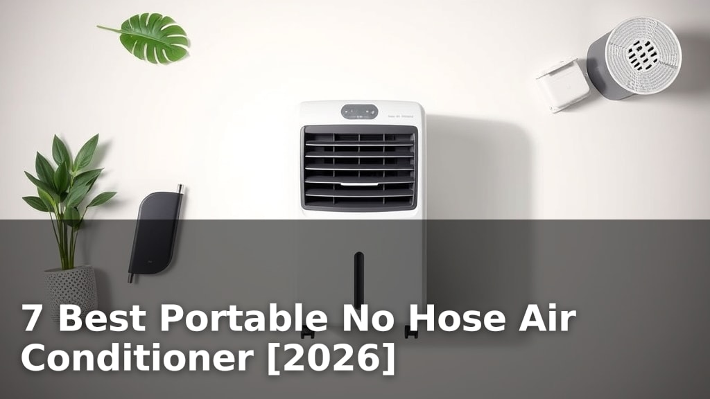 7 Best Portable No Hose Air Conditioner [2026]