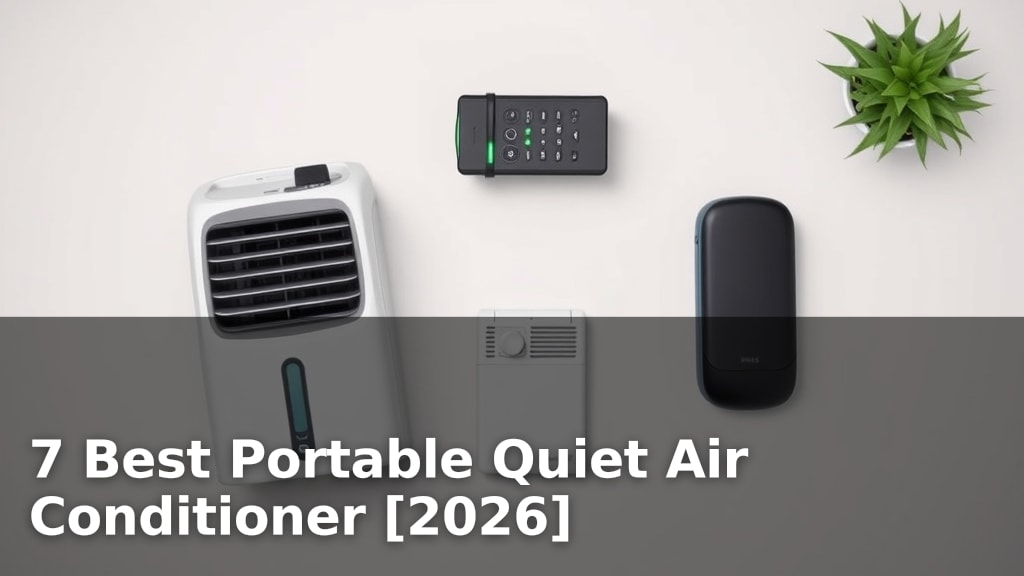 7 Best Portable Quiet Air Conditioner [2026]