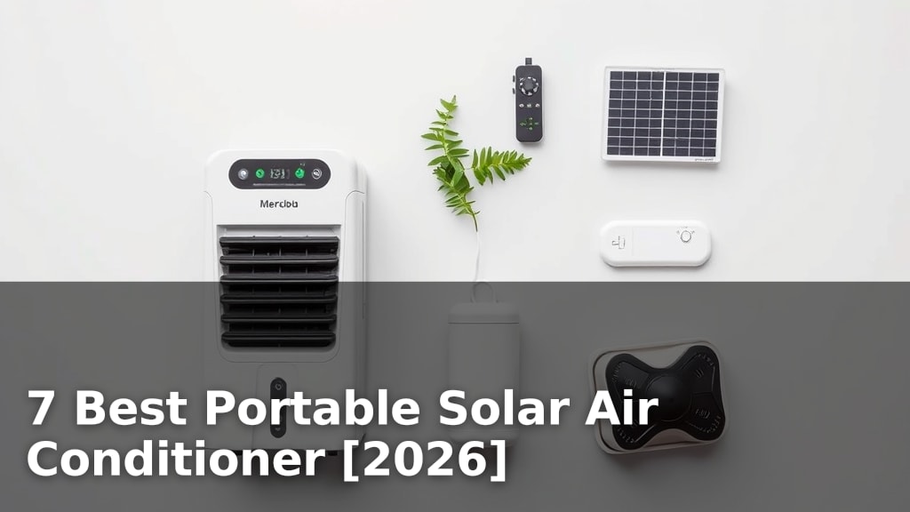 7 Best Portable Solar Air Conditioner [2026]