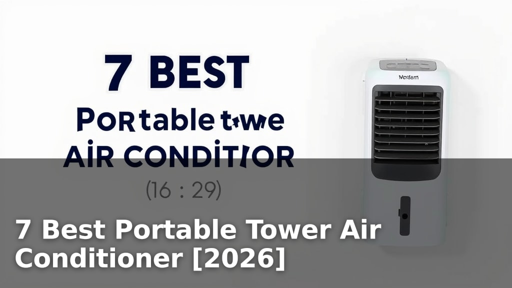 7 Best Portable Tower Air Conditioner [2026]
