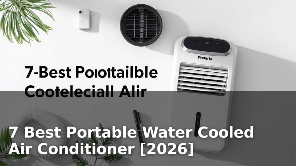 7 Best Portable Water Cooled Air Conditioner [2026]