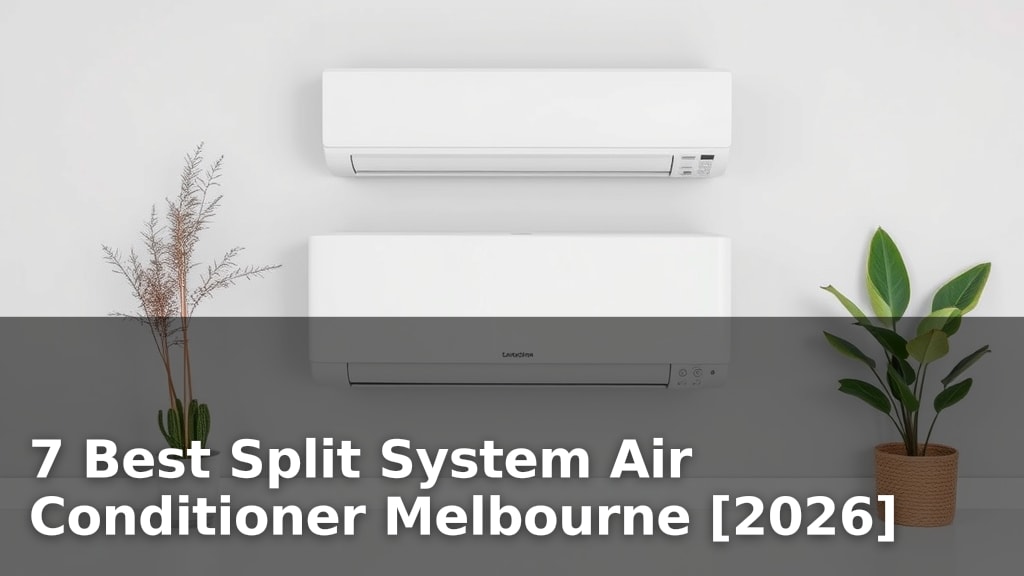 7 Best Split System Air Conditioner Melbourne [2026]